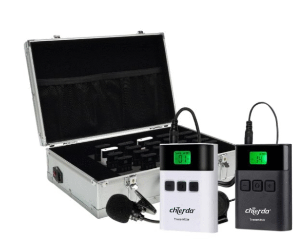 wireless tour guide system and charging box